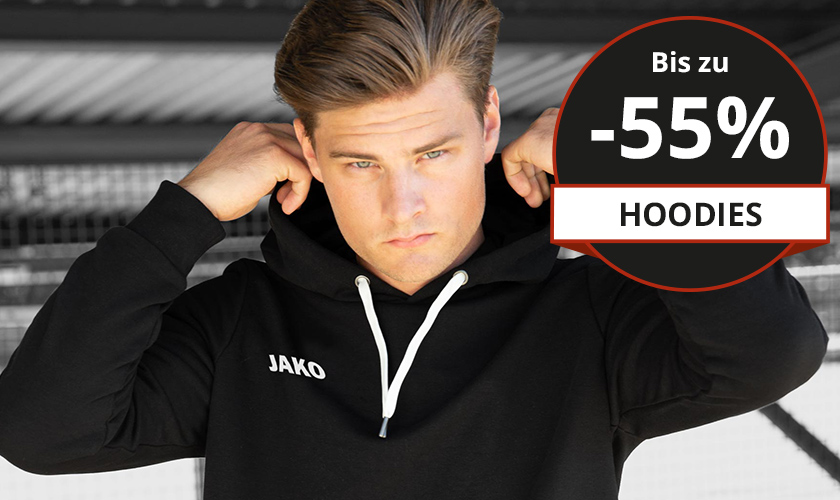 Bis zu -55% auf Hoodies