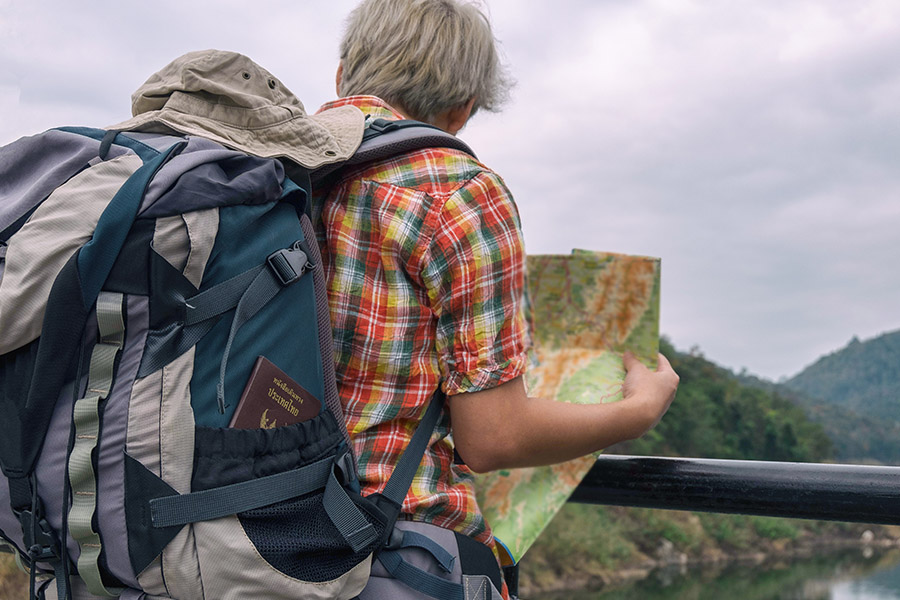 Eine Landkarte sollte man immer dabei haben