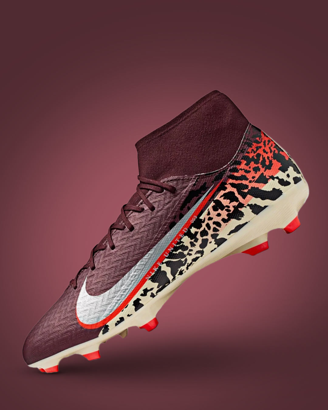 Schwarze NIKE Fußballschuhe mit hohem Einstieg und FG/MG-Sohle