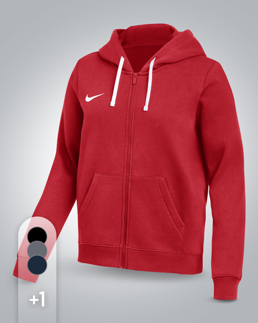 NIKE Park 26 Fleece Fußball Kapuzenjacke für Damen in rot | weitere Farben verfügbar