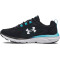 UNDER ARMOUR Charged Assert Laufschuhe Herren 009 - black/blue surf/white 42
