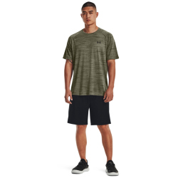 UNDER ARMOUR Tech 2.0 Tiger kurzarm Trainingsshirt Herren 390 - marine od green/black M