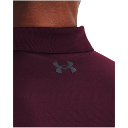 UNDER ARMOUR Performance 3.0 Poloshirt Herren 600 - dark maroon/pitch gray M