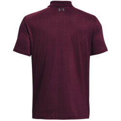 UNDER ARMOUR Performance 3.0 Poloshirt Herren 600 - dark maroon/pitch gray M