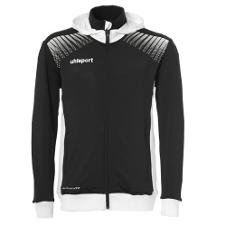 uhlsport GOAL TEC Kapuzenjacke Herren schwarz/weiss L