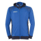 uhlsport GOAL TEC Kapuzenjacke Herren azurblau/marine 3XL