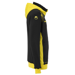 uhlsport GOAL TEC Kapuzenjacke Herren schwarz/limonengelb L