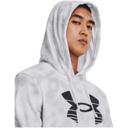 UNDER ARMOUR Rival Terry Hoodie Herren 100 - white/gray mist/black M