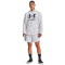 UNDER ARMOUR Rival Terry Hoodie Herren 100 - white/gray mist/black L