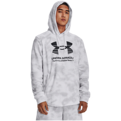 UNDER ARMOUR Rival Terry Hoodie Herren 100 - white/gray...