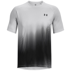 UNDER ARMOUR Tech Fade kurzarm Trainingsshirt Herren 014...