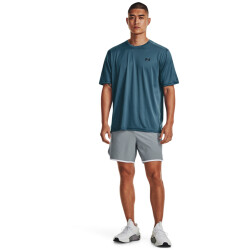 UNDER ARMOUR HIIT Woven 6" Shorts Herren 465 - harbor blue/white XL