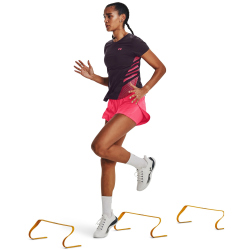 UNDER ARMOUR Flex Woven 2in1 Shorts Damen 683 - pink shock/pink shock S