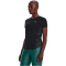 UNDER ARMOUR Iso-Chill Laser T-Shirt Damen 001 - black/pitch gray/reflective M
