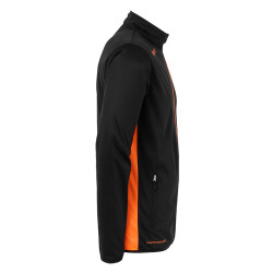 uhlsport Essential Classic Trainingsanzug Kinder schwarz/fluo orange 164