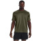 UNDER ARMOUR Tech Vent kurzarm Trainingsshirt Herren 390 - marine od green/black XS