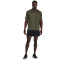 UNDER ARMOUR Tech Vent kurzarm Trainingsshirt Herren 390 - marine od green/black XS