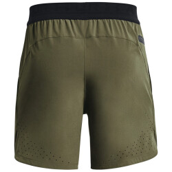 UNDER ARMOUR PEAK Woven Shorts Herren 390 - marine od green/black S