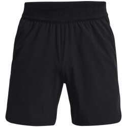 UNDER ARMOUR PEAK Woven Shorts Herren 001 - black/pitch...
