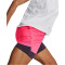 UNDER ARMOUR Run Stamina 2-in-1-Shorts Damen 683 - pink shock/tux purple/reflective M