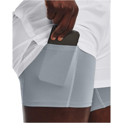 UNDER ARMOUR Run Stamina 2-in-1-Shorts Damen 100 - white/reflective S