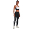 UNDER ARMOUR HeatGear lange Leggings Damen 001 - black/white XS