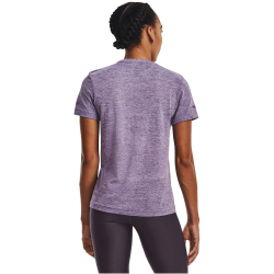 UNDER ARMOUR Seamless Stride kurzarm Laufshirt Damen 571 - retro purple/retro purple/reflective S