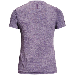 UNDER ARMOUR Seamless Stride kurzarm Laufshirt Damen 571 - retro purple/retro purple/reflective S