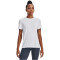 UNDER ARMOUR Seamless Stride kurzarm Laufshirt Damen 100 - white/white/reflective L