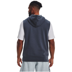 UNDER ARMOUR Curry &auml;rmelloser Fleece-Hoodie Herren 044 - downpour gray/harbor blue M