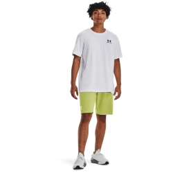 UNDER ARMOUR Heavyweight Logo T-Shirt Herren 100 - white/black XS