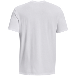 UNDER ARMOUR Heavyweight Logo T-Shirt Herren 100 - white/black XS