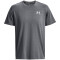 UNDER ARMOUR Heavyweight Logo T-Shirt Herren 012 - pitch gray medium heather/white/white XL