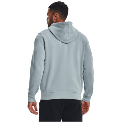UNDER ARMOUR Essential Fleece Kapuzenjacke Herren 465 - harbor blue/white XL