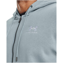 UNDER ARMOUR Essential Fleece Kapuzenjacke Herren 465 - harbor blue/white XL