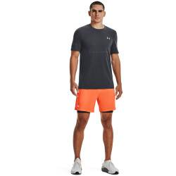 UNDER ARMOUR Vanish Woven 2in1 Shorts Herren 866 - orange blast/black/white XL