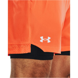 UNDER ARMOUR Vanish Woven 2in1 Shorts Herren 866 - orange blast/black/white XL