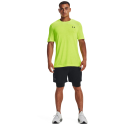 UNDER ARMOUR Vanish Woven 2in1 Trainingsshorts Herren 002 - black/black/pitch gray XL