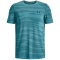UNDER ARMOUR Seamless Wave kurzarm Trainingsshirt Herren 433 - glacier blue/sonar blue L