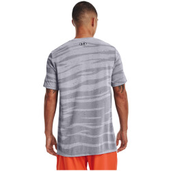 UNDER ARMOUR Seamless Wave kurzarm Trainingsshirt Herren 011 - mod gray/black S