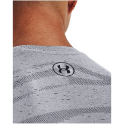 UNDER ARMOUR Seamless Wave kurzarm Trainingsshirt Herren 011 - mod gray/black S