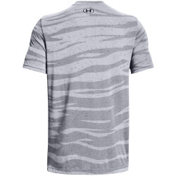 UNDER ARMOUR Seamless Wave kurzarm Trainingsshirt Herren 011 - mod gray/black S