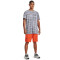 UNDER ARMOUR Seamless Wave kurzarm Trainingsshirt Herren 011 - mod gray/black S