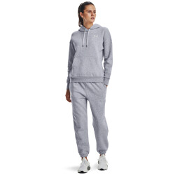 UNDER ARMOUR Essential Fleece Jogginghose Damen 011 - mod gray light heather/white M