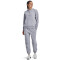 UNDER ARMOUR Essential Fleece Jogginghose Damen 011 - mod gray light heather/white M