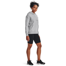 UNDER ARMOUR Essential Fleece Hoodie Damen 011 - mod gray light heather/white XS