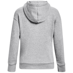 UNDER ARMOUR Essential Fleece Hoodie Damen 011 - mod gray light heather/white XS