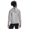 UNDER ARMOUR Essential Fleece Hoodie Damen 011 - mod gray light heather/white XS