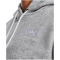 UNDER ARMOUR Essential Fleece Hoodie Damen 011 - mod gray light heather/white XS