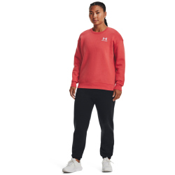 UNDER ARMOUR Essential Fleece Sweatshirt Damen 638 - chakra/white XS